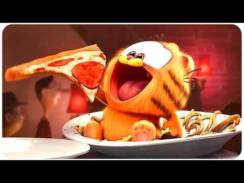 The Garfield Movie - Garfield Eats Pizza
