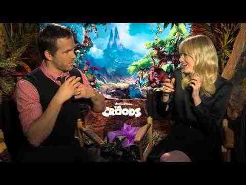 The Croods - Ryan Reynolds and Emma Stone Interview