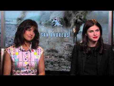 San Andreas - Alexandra Daddario & Carla Cugino Interview