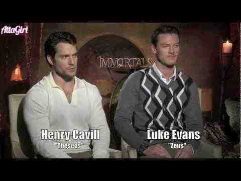 Immortals interviews with Henry Cavill & Luke Evans