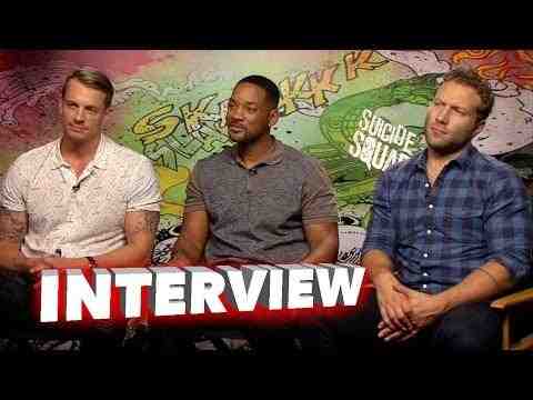 Suicide Squad - Joel Kinnaman, Will Smith, & Jai Courtney Interview